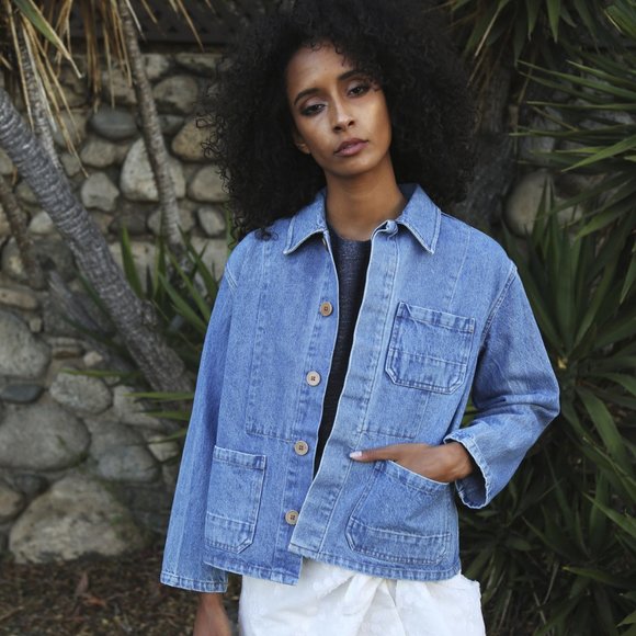 Caron Callahan Jackets & Blazers - Caron Callahan Krasner Denim Jacket M